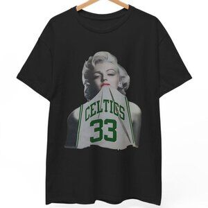 Boston Celtics Marilyn Monroe Tee, Unisex Basketball Fan Shirt, NBA Boston Tee